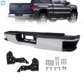 Rear Bumper Assembly for Sierra Silverado 2500HD 3500HD (2015–2019) Chrome Steel