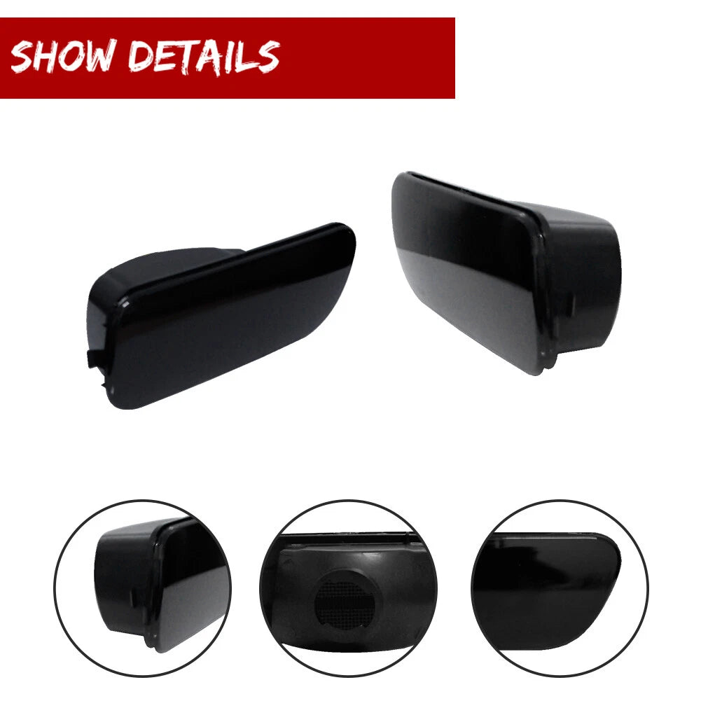 Set of 2 Smoked Lens Backup Reverse Light Reflectors for Chrysler PT Cruiser (2006–2010)