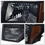 Smoked Black Headlights & Tail Lights for Ford F-150 (2009–2014)
