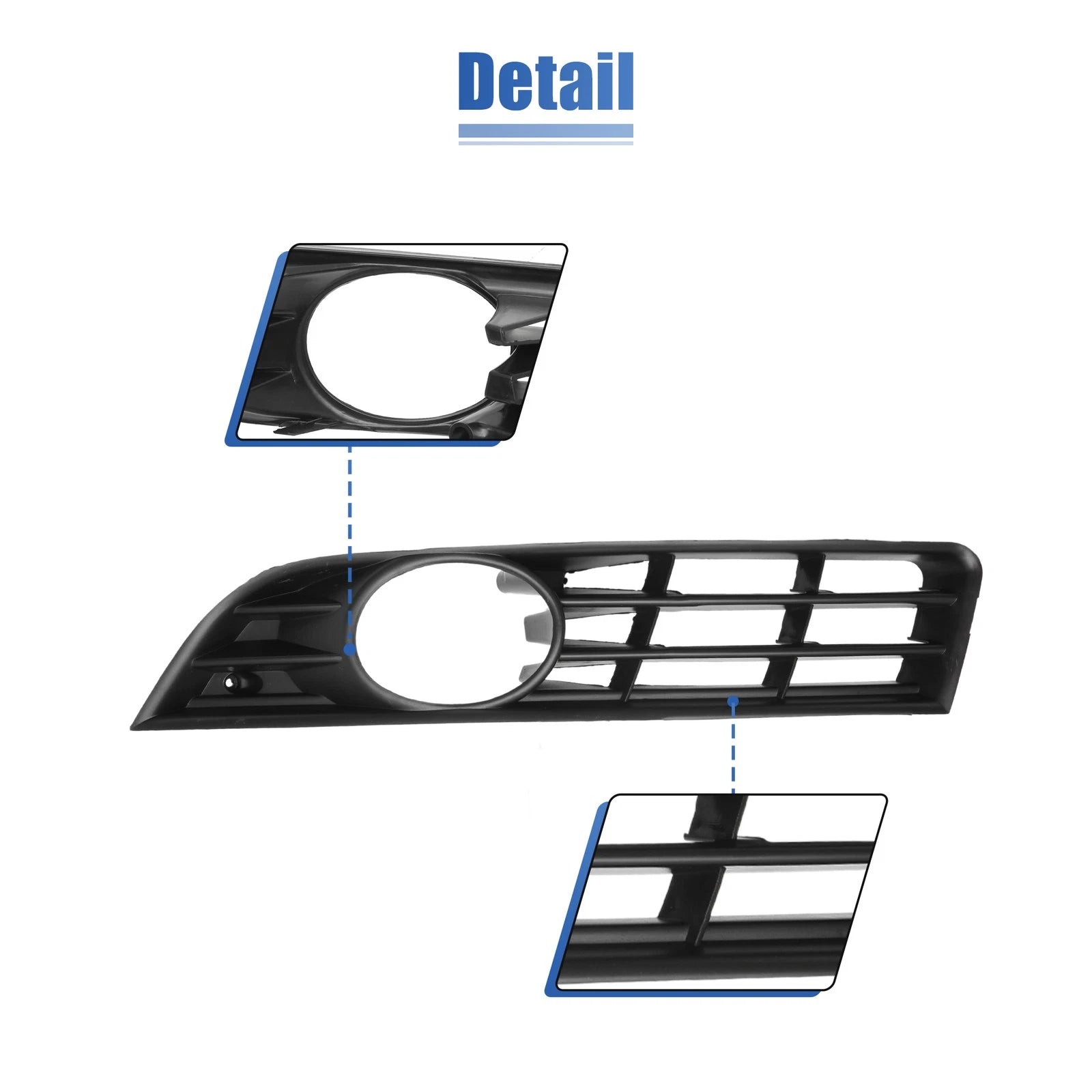 Fog Light Grille Cover for Volkswagen Passat (3C0853665A)