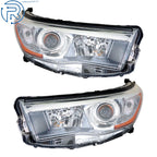 Headlight Set for Toyota Highlander (2014-2016) Halogen