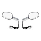 TCMT Rear View Mirrors with LED Turn Signals for Harley V-Rod (2002–2017)