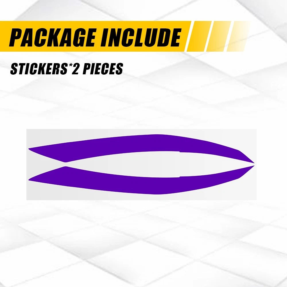 Purple Headlight DRL Tint Overlay for Lexus IS (2021â2025)