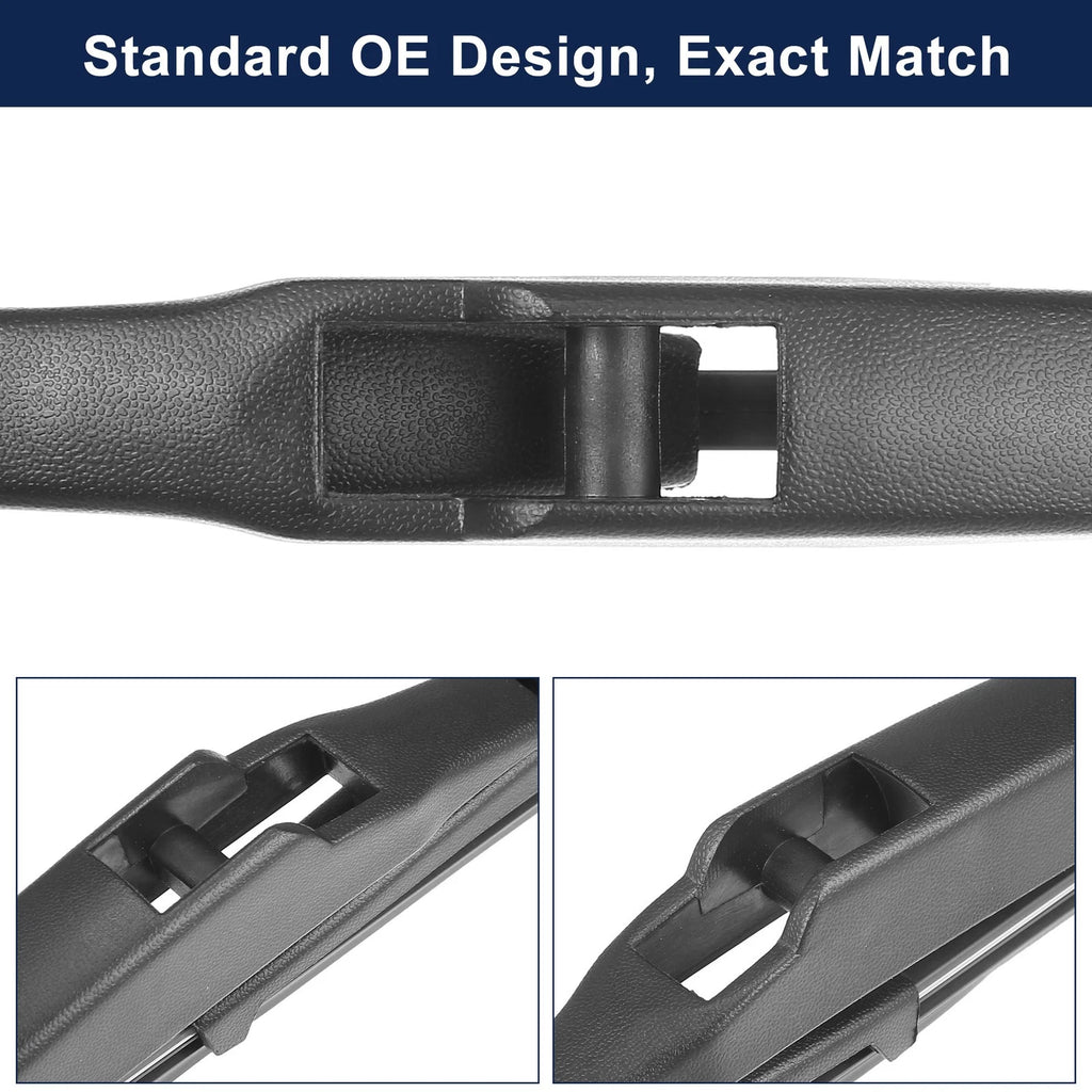 2X Rear Windshield Wiper Blade for Lexus CT200h (2011–2017)