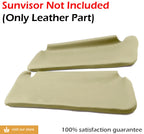 Leather Synthetic Sunvisor Covers for Chevrolet Tahoe Suburban (1995–1999) Beige