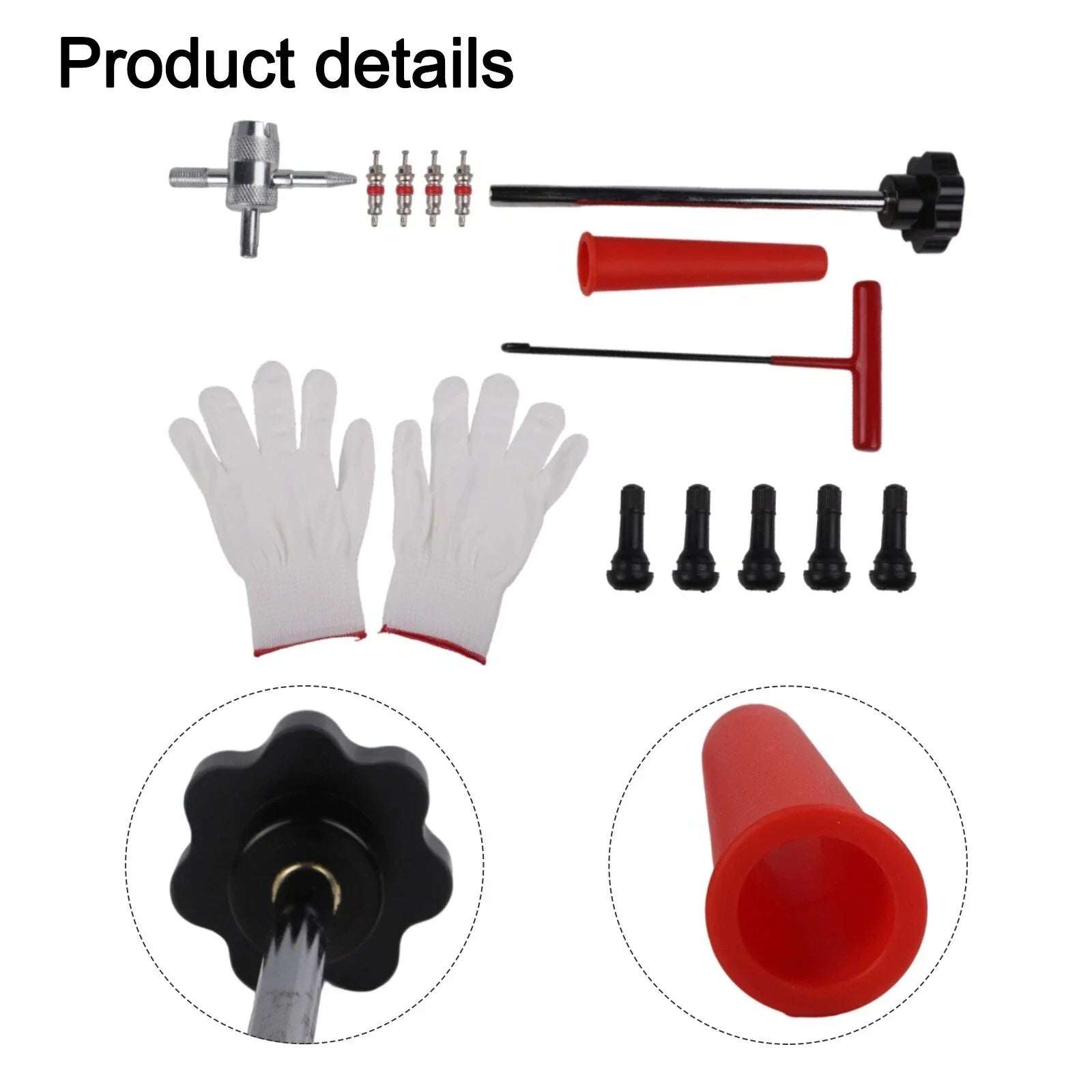 13pcs Tire Valve Tool Kit for Cars ATVs