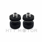 2X Seat Bolt for Harley Davidson Dyna Sportster Softail (–2023) Black Billet Aluminum