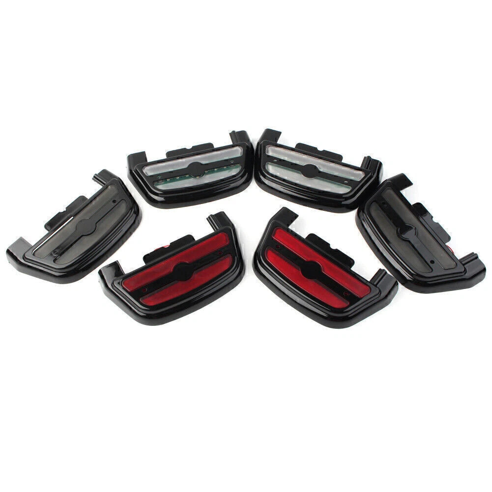 LED Light Footboard Cover for Harley Touring Road Dyna FL (2014–2023)