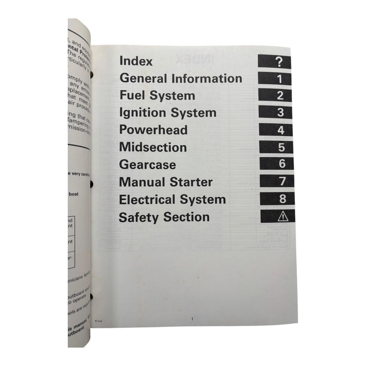 Service Manual for Johnson EE 2 thru 8 (1999) - Part Number 787027