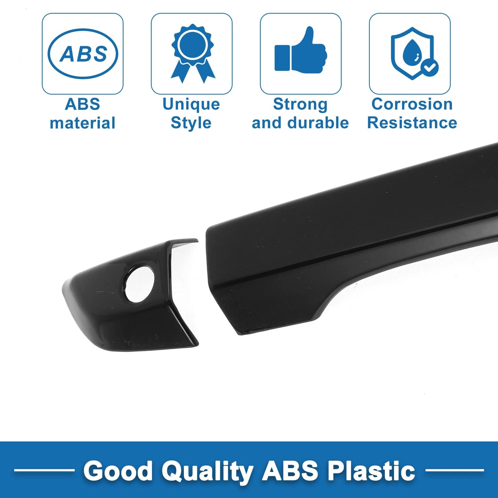 Door Handle Cover Trim for Honda Civic (2016–2021) Black