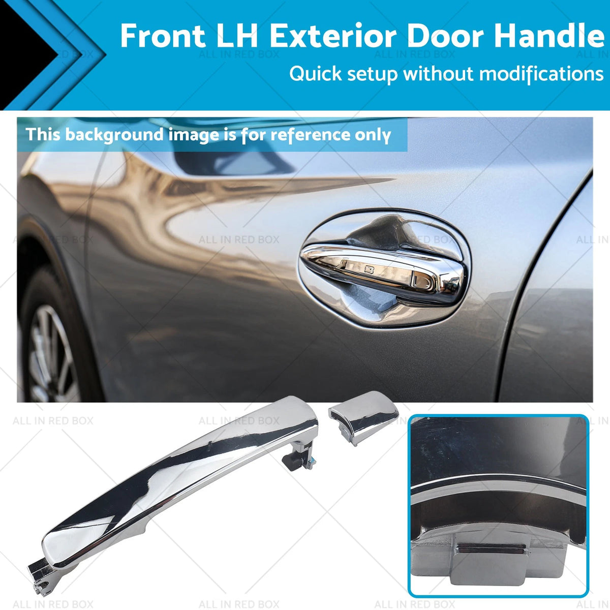 Front LH Exterior Door Handle for Nissan Murano Z50 (2005–2009)