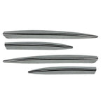 Fog Light Strips Grille Cover Trim Chrome for Mercedes Benz A Class (2023)