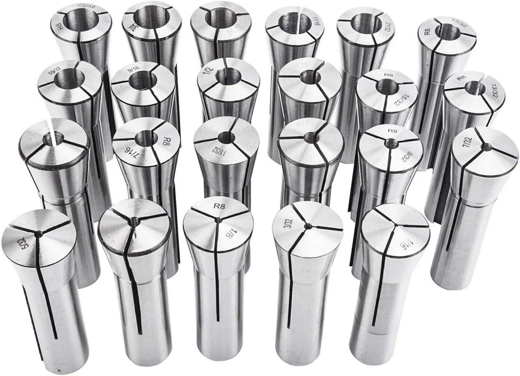 23X R8 Collet Set 1/16-3/4" for Bridgeport (0006)