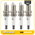 Set of 4 Iridium Platinum Spark Plugs for Honda VTX1800N