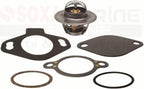 140° Thermostat Kit for Mercruiser 5.0L 5.7L 7.4L V6 4.3L (18-3668, 807252Q4)