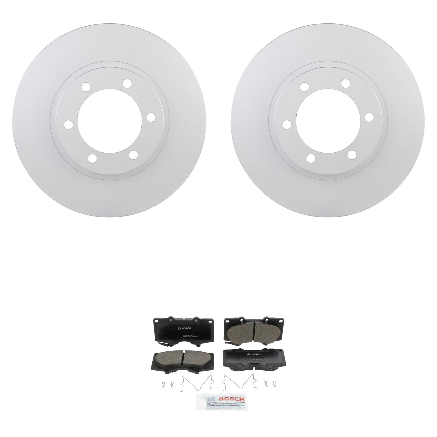 Front Quietcast Rotors & Ceramic Brake Pads for Lexus GX470, Toyota 4Runner (2003–2009)