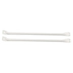 White Metal Support Brackets for 12" Wire Shelving
