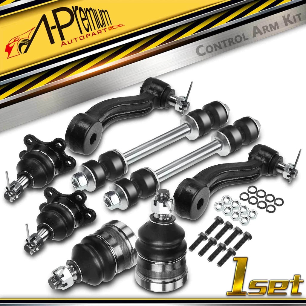 Set of 8 Front Ball Joint Sway Bar Links for Chevy Express 1500 2500 (1996–2002)