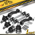 Set of 8 Front Ball Joint Sway Bar Links for Chevy Express 1500 2500 (1996–2002)