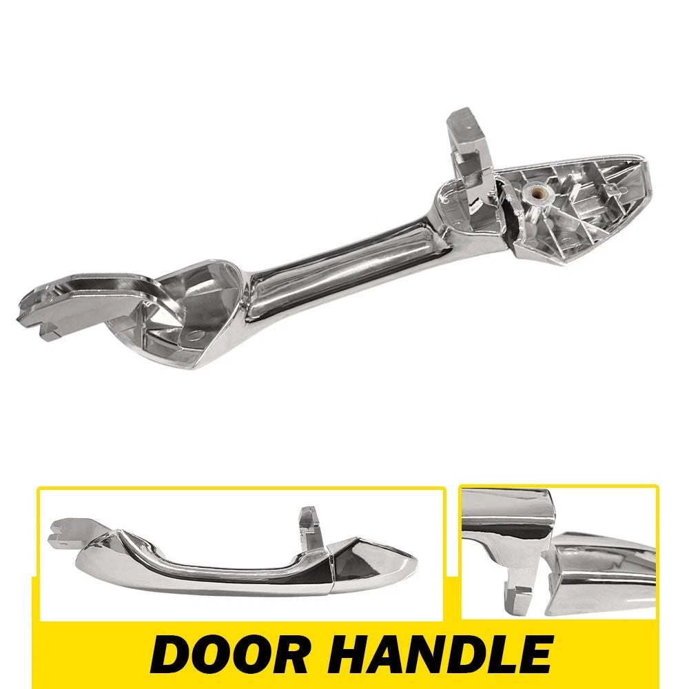 Exterior Door Handle Rear Left for Honda Accord (2008–2012) Chrome