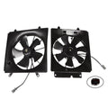 Set of 2 AC Condenser Radiator Cooling Fans for Honda CR-V Element (2002–2006)