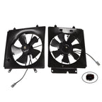 Set of 2 AC Condenser Radiator Cooling Fans for Honda CR-V Element (2002–2006)