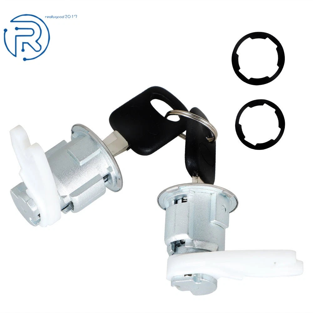Door Lock Cylinder Set of 2 W/Key for Ford F150 250 350 (1992–1995)