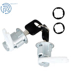 Door Lock Cylinder Set of 2 W/Key for Ford F150 250 350 (1992–1995)