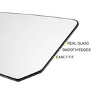 Left Side Heated White Mirror Glass for GMC Acadia, Chevrolet 