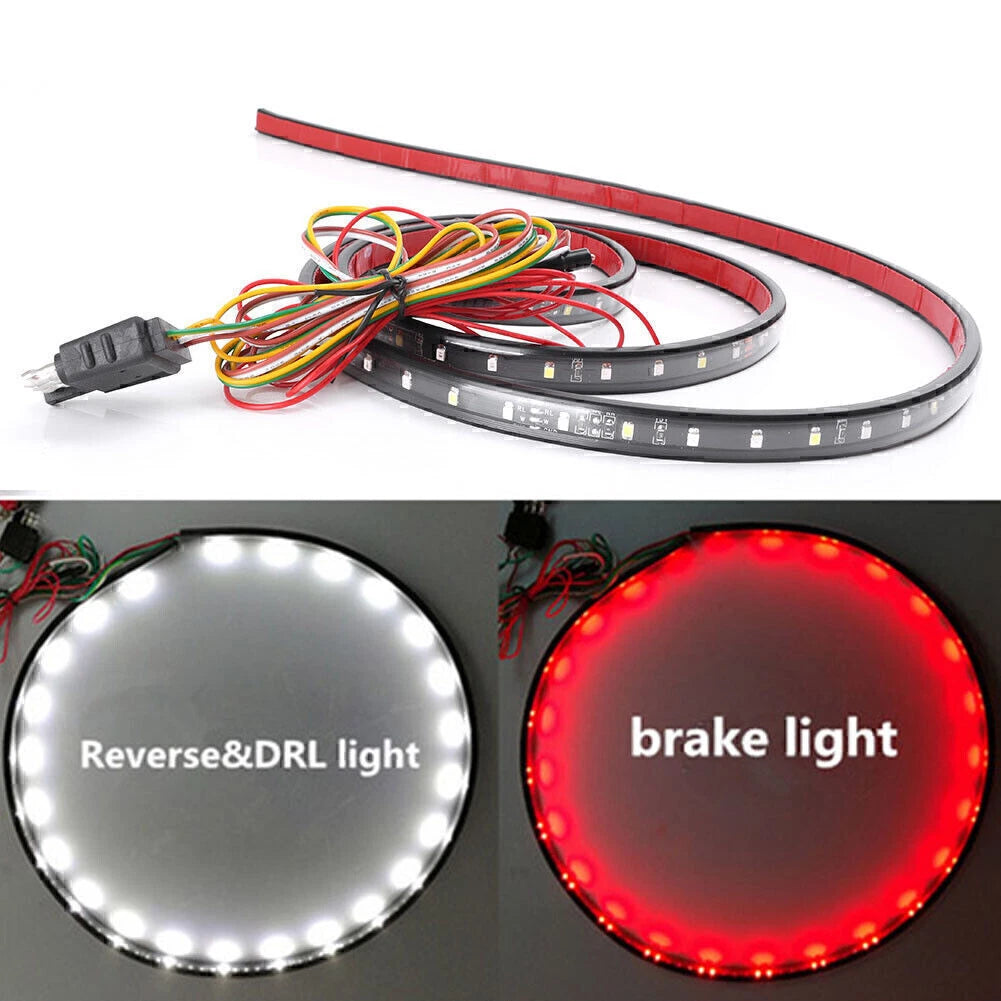 5-Function LED Tailgate Brake Signal Light Strip for Universal Vehicles