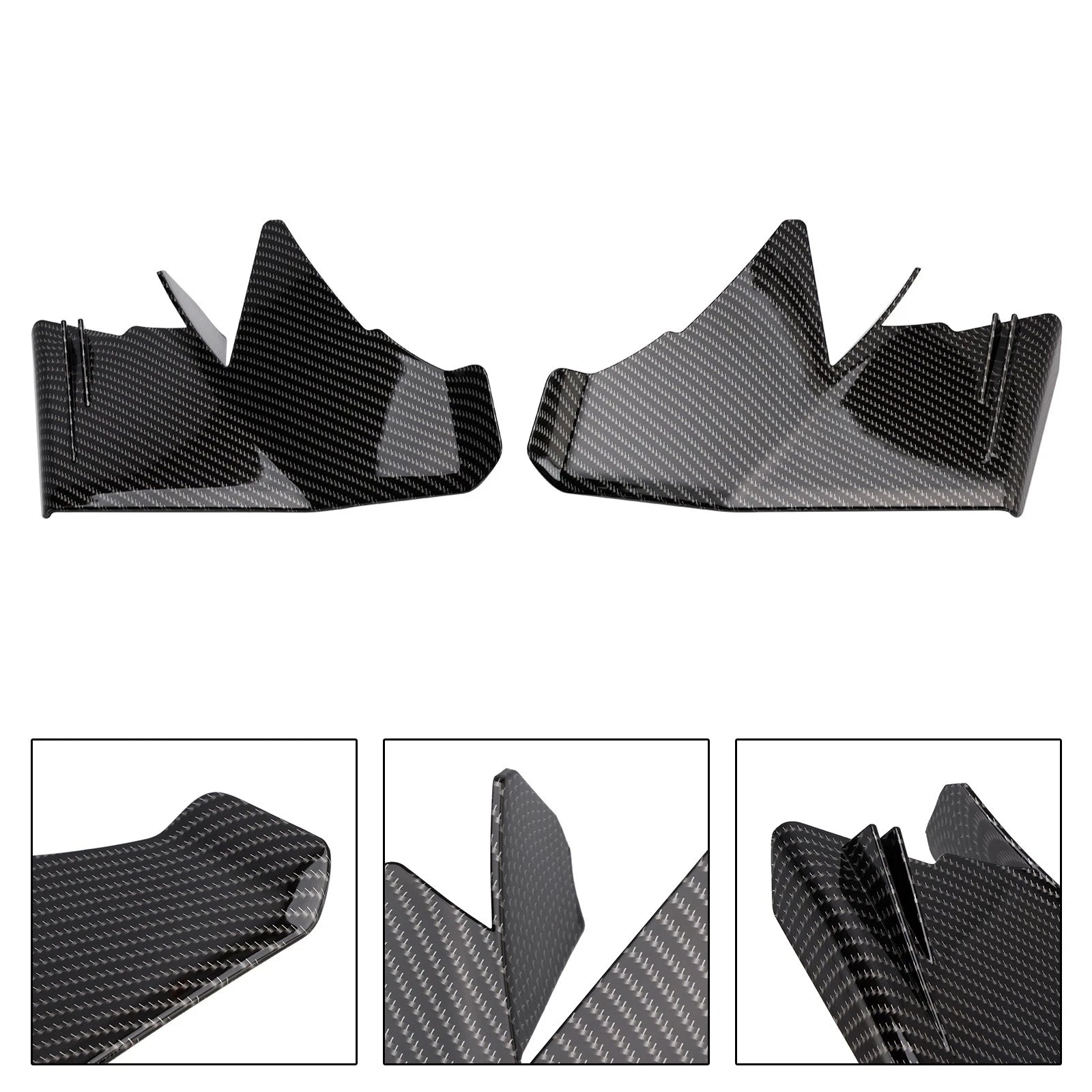Air Deflector Spoiler Winglets for Aprilia RS457 (2024) Simulated Carbon