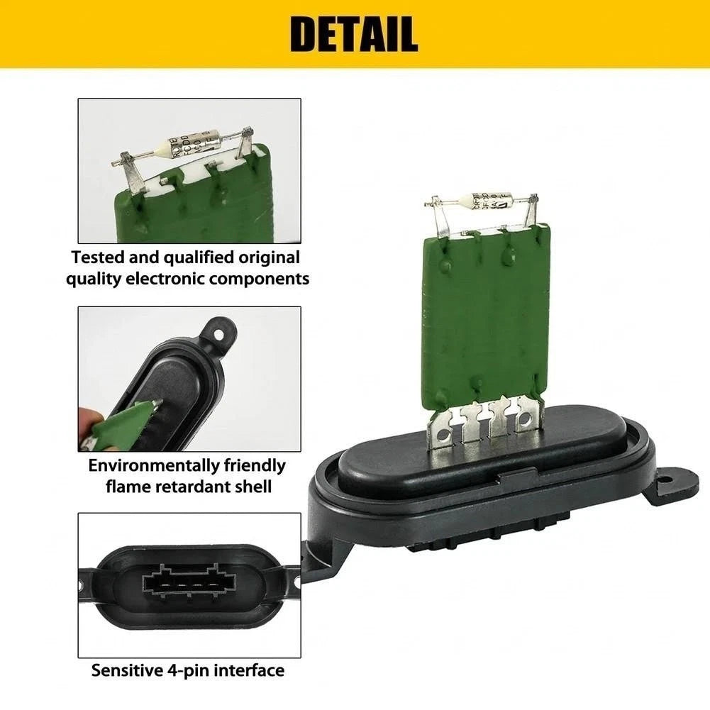 Blower Motor Resistor for Volkswagen Transporter T5 MK5 MK6 (2003–2015) 7E0959263C