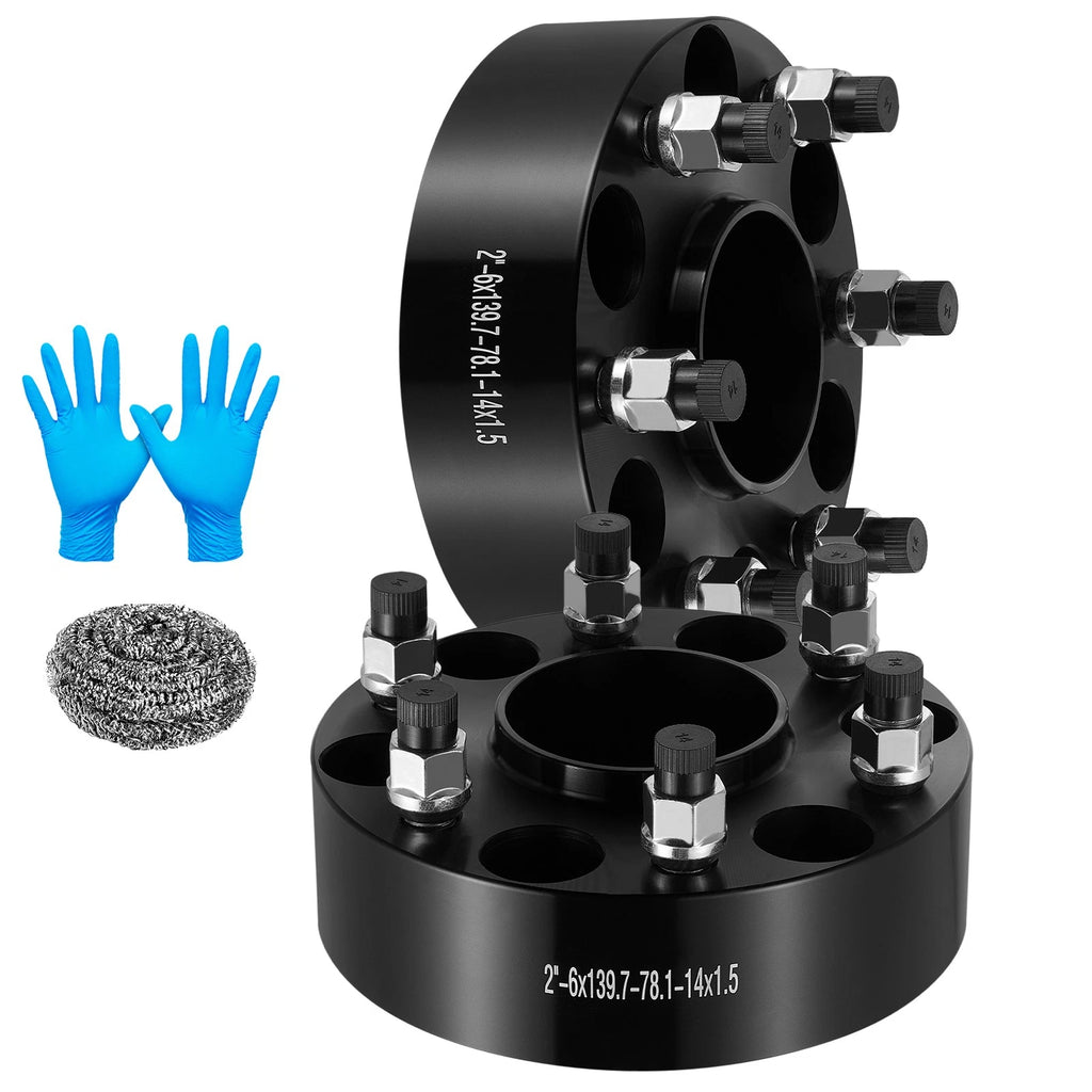 2X 2" Hub Centric Wheel Spacers for Chevrolet Silverado 1500 (1999–2025)