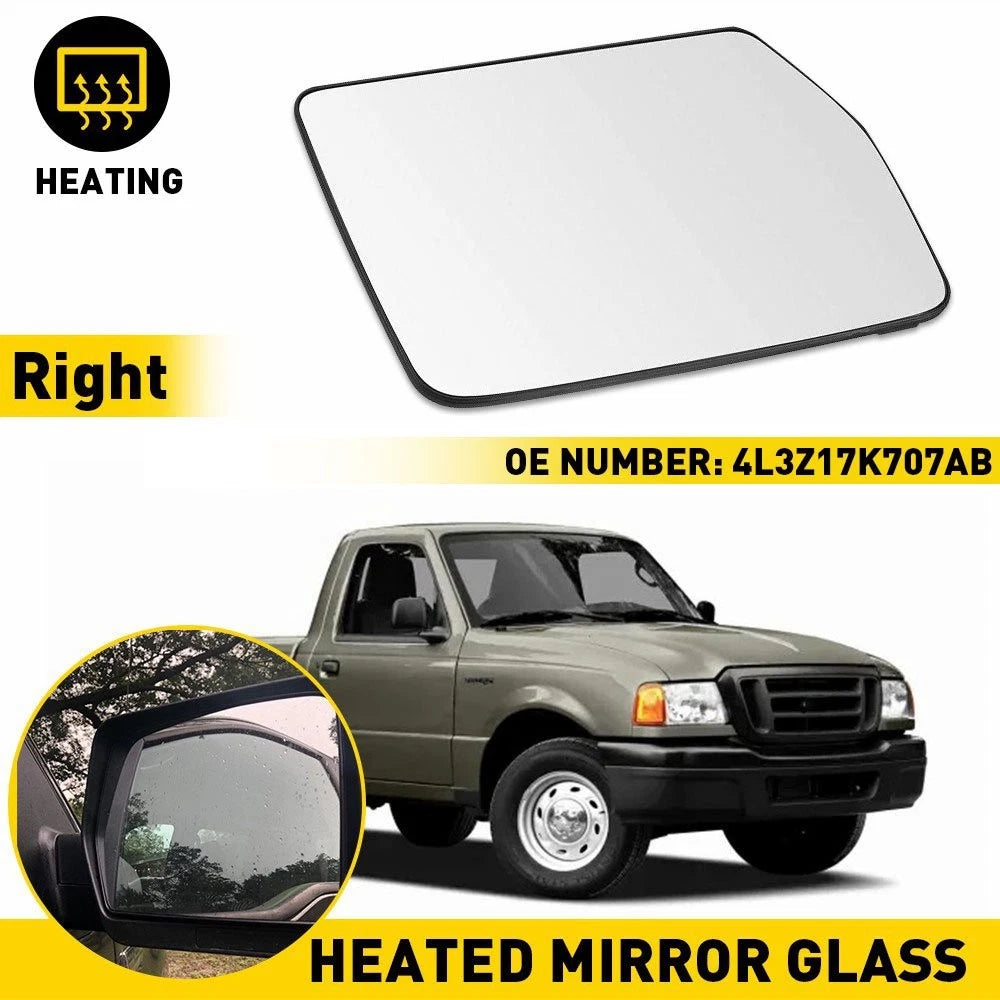 Heated Mirror Glass for Ford F150 Lincoln (2015–2020) Right Passenger Side
