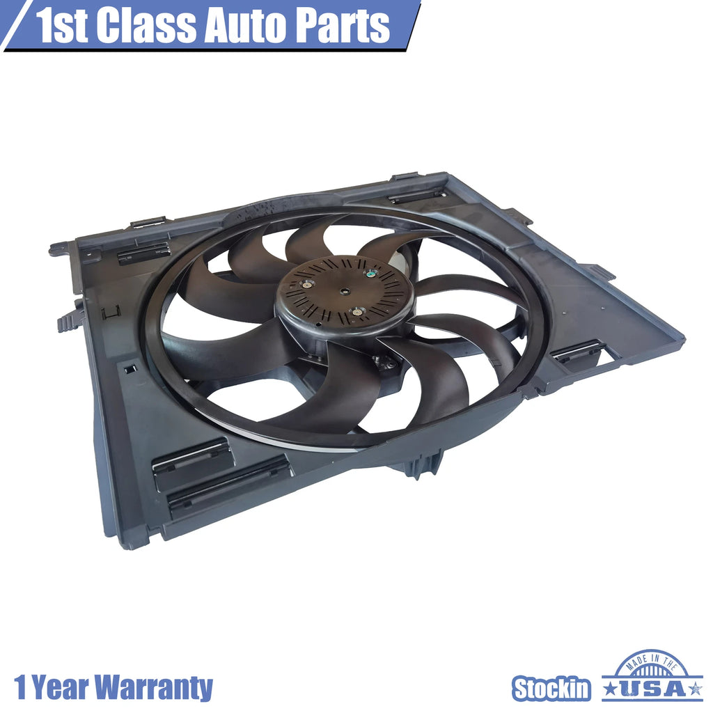 Radiator Cooling Fan Assembly for BMW 2 Series, 3 Series, 4 Series