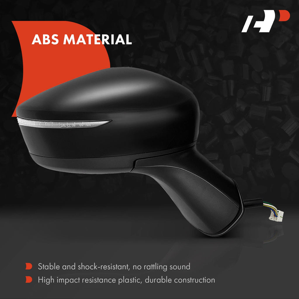 2X Front Power Mirrors with Turn Signal for Nissan Versa Note (2015–2019)