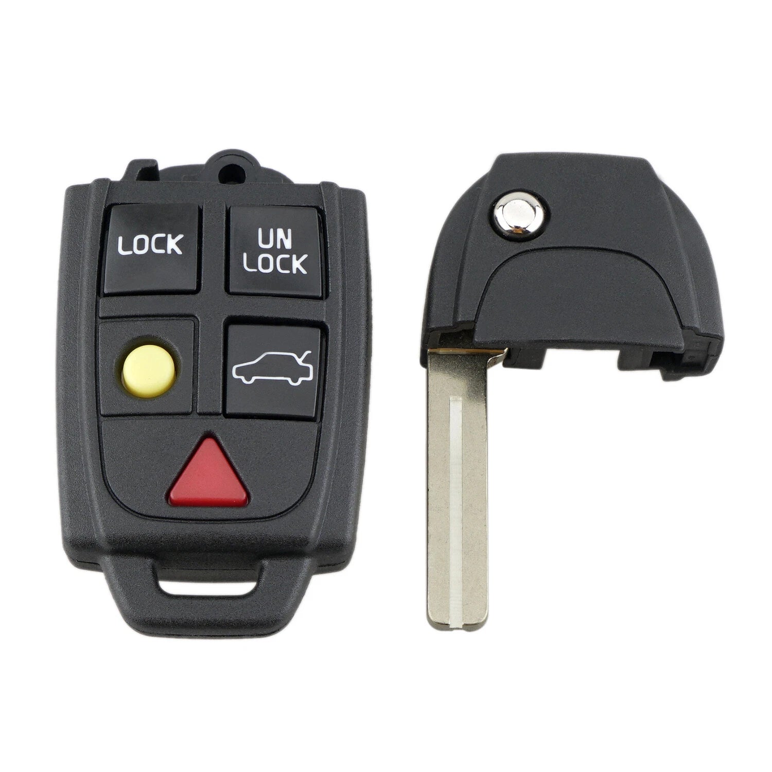 2 Key Fob Remote Shell Cases for Volvo V70 S60 XC70 (2000–2007)