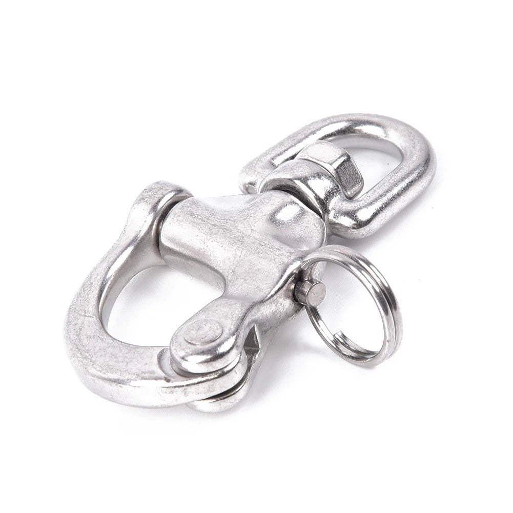 Snap Shackle for Marine Use - 70mm Marine Grade 316 Stainless Steel
