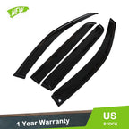 Set of 4 Window Visors for Toyota Hilux (2005–2015)