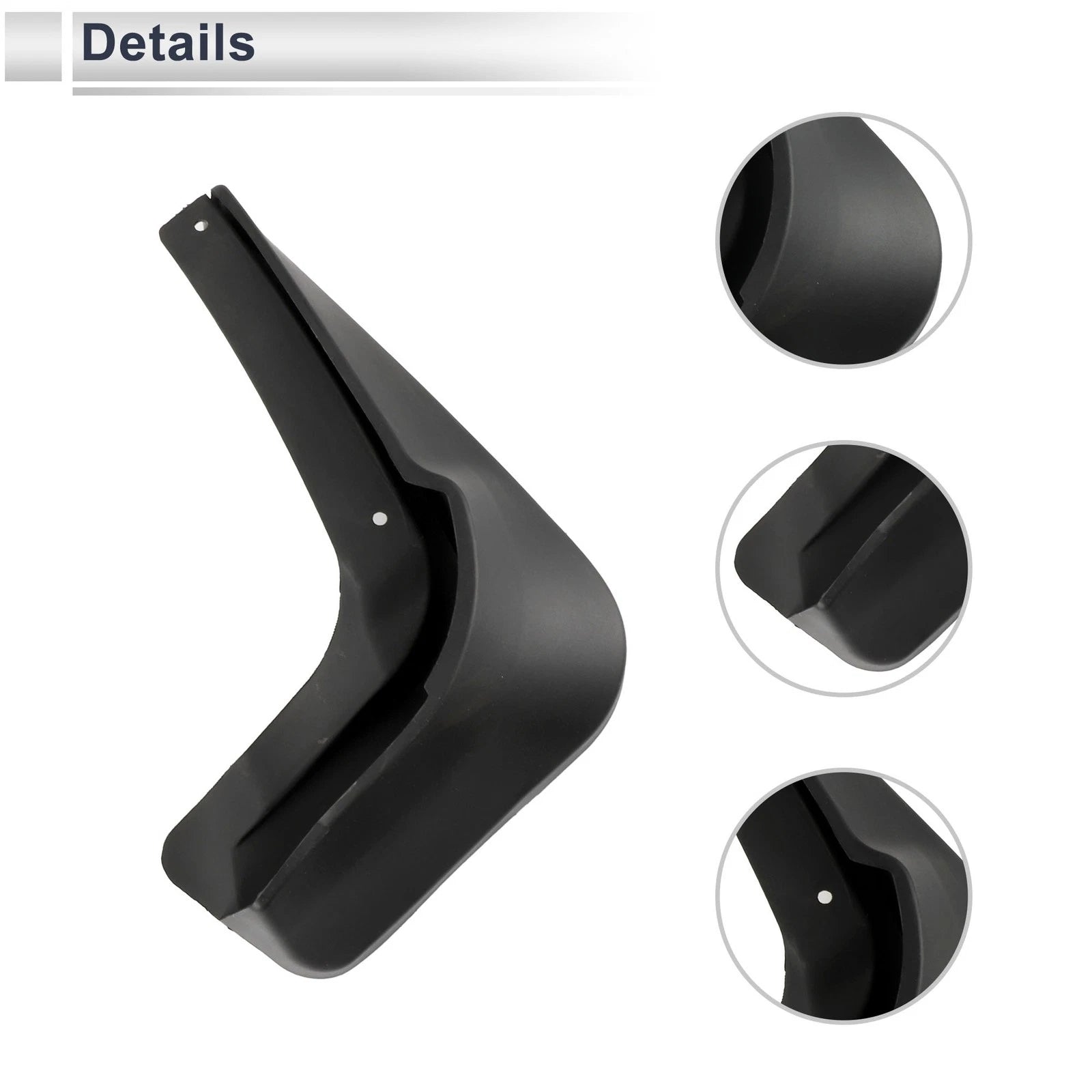 Set of 2 Mud Flaps Splash Guards for Audi A4 (Sport/Wagon) (2013–2017)