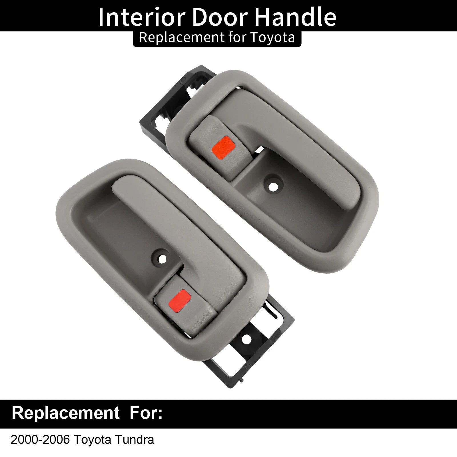 Beige Interior Door Handle Set for Toyota Tundra (2000-2006)