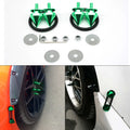 Green Spiked Quick Release Fasteners for Universal Bumper Trunk Lids Kit (2011–2024)