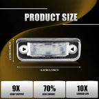 2X LED License Plate Lamps for Mercedes-Benz W203 W211 C219 R171
