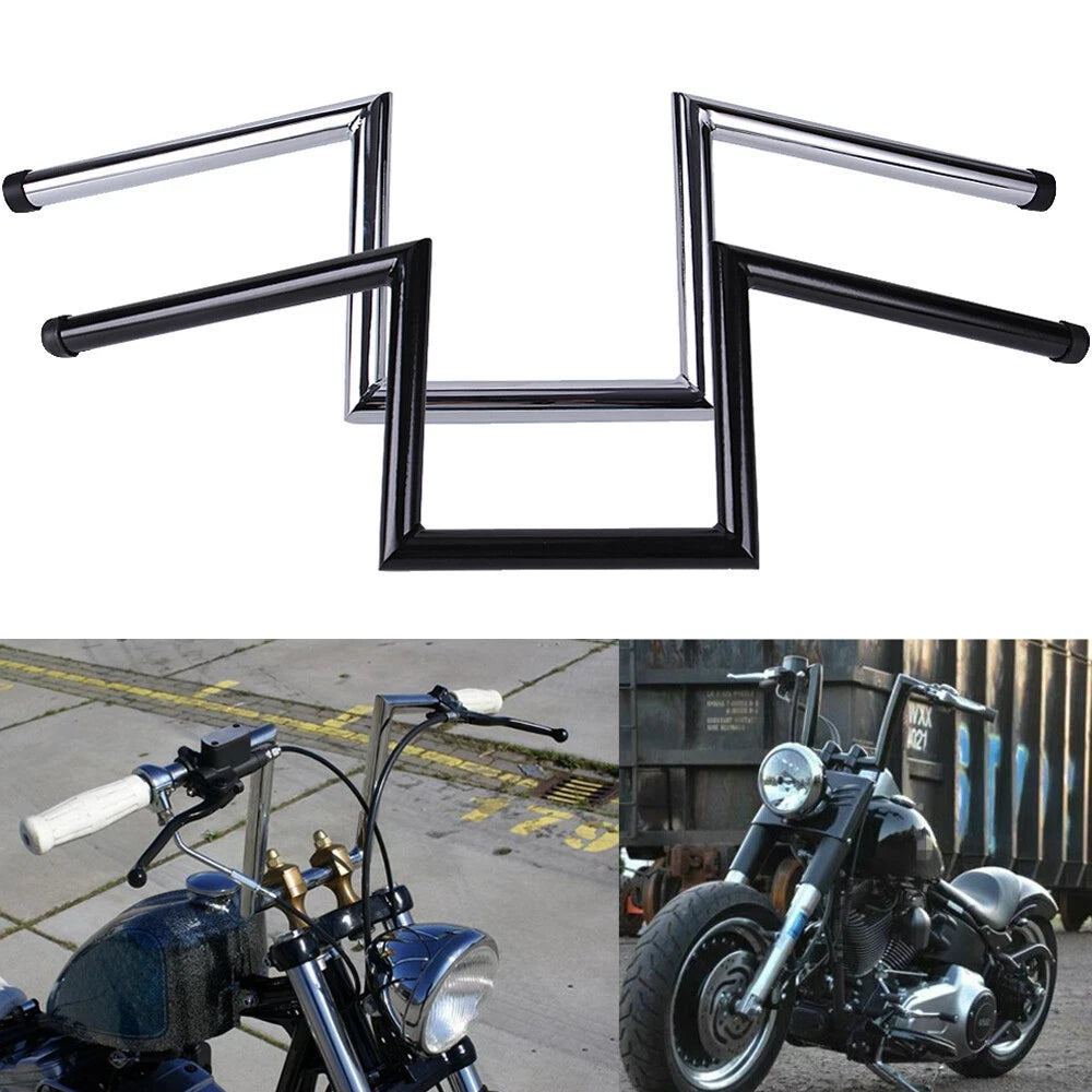 1 Inch Drag Z Bar Handlebar for Harley 883 Sportster Softail Dyna