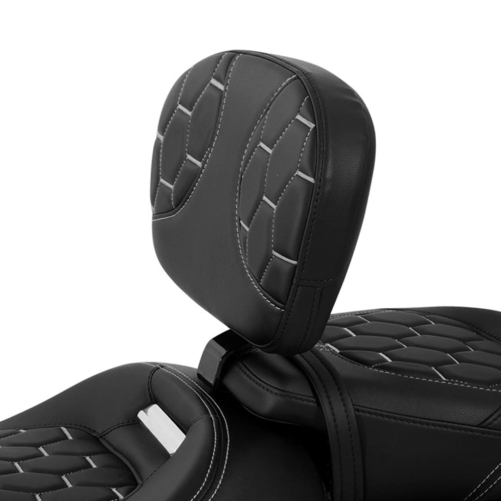 Driver Rider Backrest for Harley Touring Electra Road Street Glide (2009–2023)