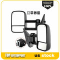 Set of 2 Power Heated Towing Side Mirrors for Chevy GMC 2500 3500HD
