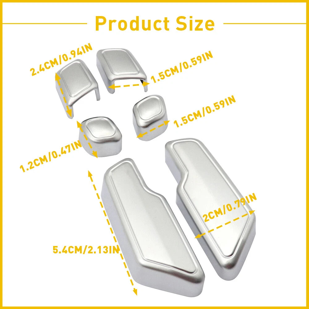 Seat Adjust Switch Button Cover Trim for Benz W204 C218 W212 W166 X204 X166 CLS (2007–2018)