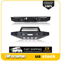 Front/Rear Bumper for Ford F150 (2015–2020) Steel Guard with LED Winch Plate