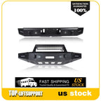 Front/Rear Bumper for Ford F150 (2015–2020) Steel Guard with LED Winch Plate