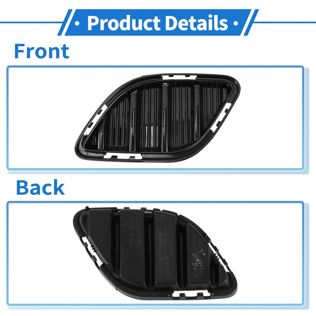 1 Pc Fog Light Grill for Buick Envision (2021–2023) No. 84927256 Black